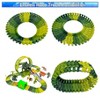 5 Star Super Deals Magical Zoo Twisting Race Car Track -Tunnel, Bridge, Loop Flexible Bending Tracks w/  Race Track Slot Car Toy - ( Totals 144 pcs ) - 3 of 4