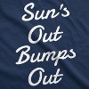 Maternity Suns Out Bumps Out T Shirt Funny Summer Pregnancy Tee - Crazy Dog Maternity T Shirt - 2 of 4