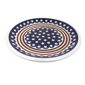 Blue Rose Polish Pottery Zaklady Dinner Plate - 1 of 2