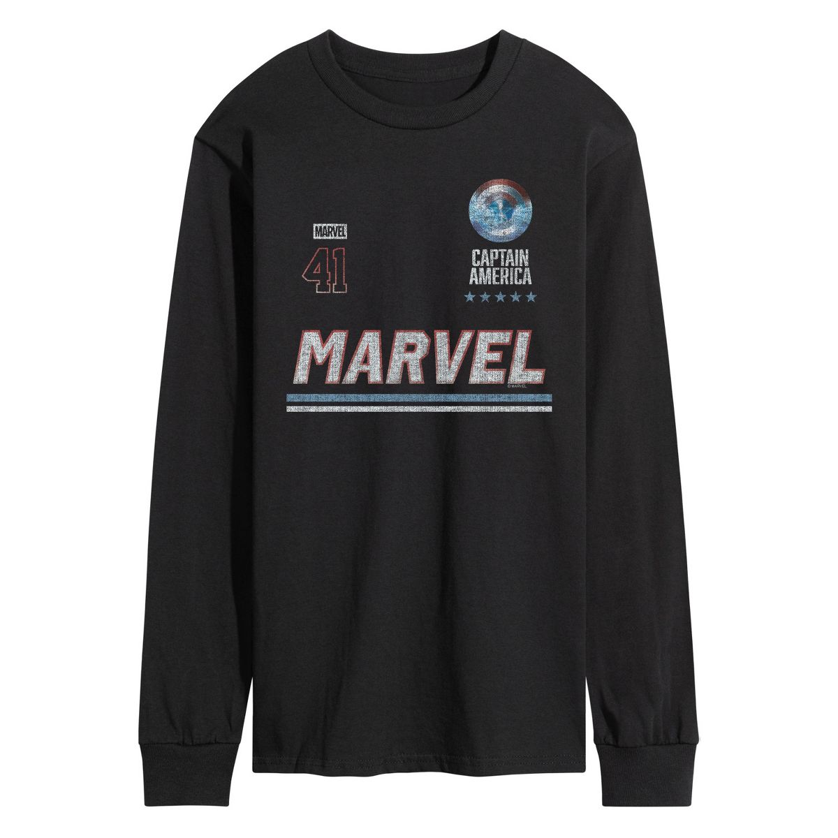 Men's - Marvel - Winter Games Jersey Long Sleeve Graphic T-Shirt - thumbnail 2