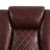 MAYEERTY Power Recliner Chair, Electric Leather Reclining Chair with USB Charging, Storage Armrest & Adjustable Backrest for Small Spaces, Brown - 4 of 4