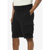 KingSize Men's Big & Tall French Terry Cargo Shorts - 4 of 4