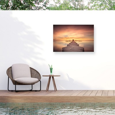 Trademark Fine Art - Doroteo Tobarra Narro Balneario Matted Framed Art