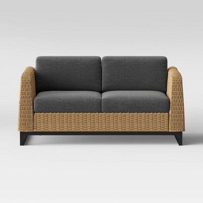 target wicker loveseat