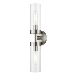 Livex Lighting Ludlow 2 - Light Vanity in  Brushed Nickel - 1 of 4