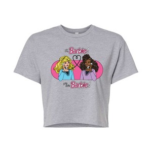 Women's - Barbie - Phone Call Cropped Graphic T-Shirt - 1 of 4