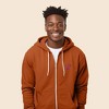 Dalix Donut Embroidered Hoodie Fleece Sweatshirt Zip Front Mens - 4 of 4