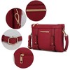 MKF Collection Elsie Multi Compartment Crossbody Bag by Mia K - Pewter - 4 of 4