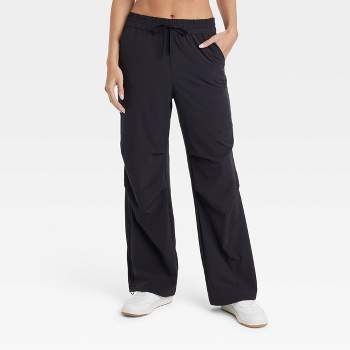 Women's Stretch Woven High-rise Taper Pants - All In Motion™ Taupe 3x :  Target