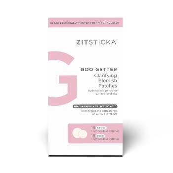ZitSticka Goo Getter Surface Pimple Hydrocolloid Acne Patch - 36ct