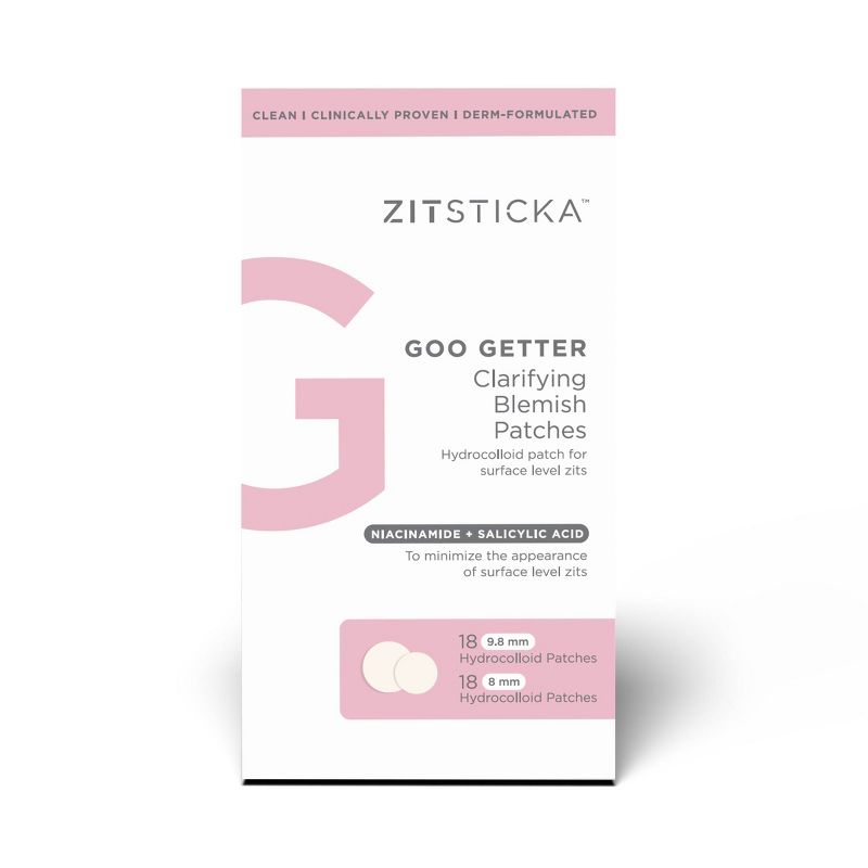 ZitSticka Goo Getter Surface Pimple Hydrocolloid Acne Patch - 36ct, 1 of 13