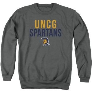 University of North Carolina Greensboro Official Stacked Adult Crewneck Sweatshirt - 1 of 4