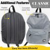 BAZIC Products® Classic Backpack 17" Fuchsia, Pack of 2 - 4 of 4