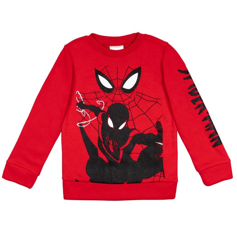Marvel Spiderverse Spiderman Miles Morales Pullover Sweatshirt , 1 of 8