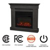 Crawford Slim Electric Fireplace by Real Flame - 3 of 4