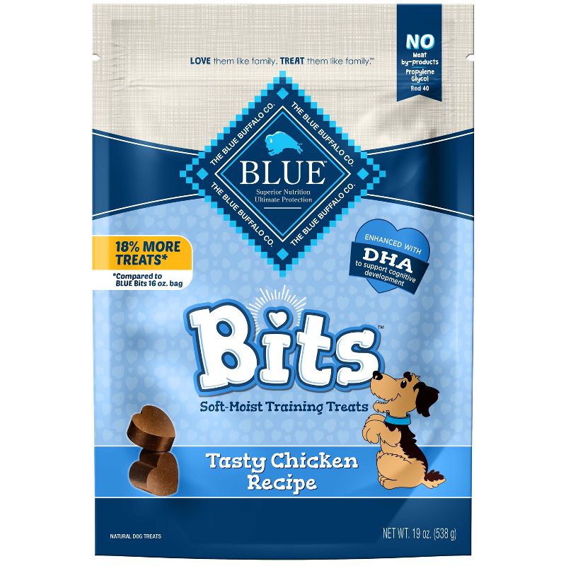 Blue Buffalo Blue Bits Natural Soft-Moist Training Dog Treats with Chicken Recipe, 1 of 7