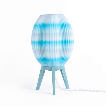 16.5" Wavy Modern Contemporary Plant-Based PLA 3D Printed Dimmable LED Table Lamp - JONATHAN Y