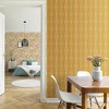 Nicole Miller Hard Edge Ogee Turmeric Peel & Stick Wallpaper - 2 of 3