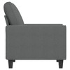 vidaXL Sofa Chair in Dark Gray - Stylish and Comfortable 1-Seater Lounge Chair with Durable Fabric and Metal Frame, Ideal for Living Room or Office - 3 of 4
