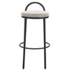 Zuo Sisal Barstool (Set of 2) Beige Tweed - 4 of 4