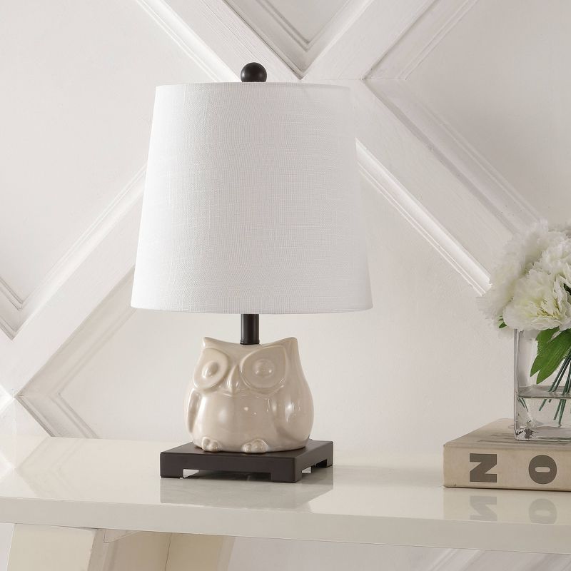 16" Justina Ceramic Mini LED Table Lamp (Includes LED Light Bulb) - JONATHAN Y, 5 of 11