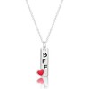 Disney Princess BFF Silver Plated Best Friends Necklaces, Pendant Friendship Necklaces - Set of 2 - 3 of 4