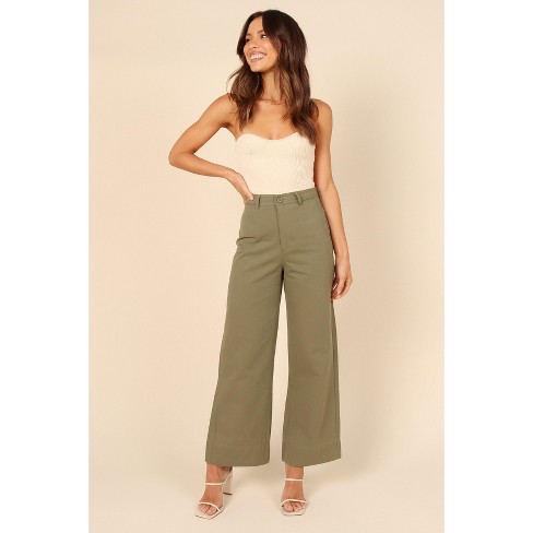 Petal And Pup Womens Lawrence Pant - Olive Green, 4 : Target