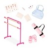 Our Generation Sydney Lee & Dancing Feet Accessory Set 18" Doll Ballet Bundle - image 4 of 4