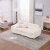 APRILSOUL Modern Sectional Loveseat for Living Room, Corduroy Sofa Couch, Upholstered Sofa for Apatment Bedroom Home Office - 3 of 4