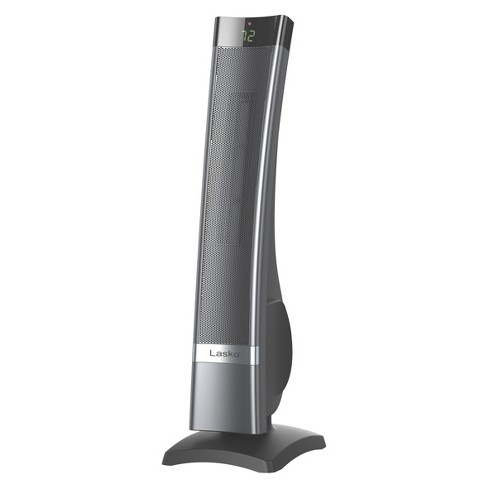 Lasko Ceramic Extended Heat Zone Tower Indoor Heater Silver Black