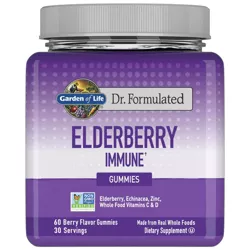 Garden of Life Dr. Formulated Adult Elderberry Gummies - 60ct