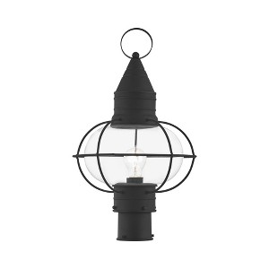 Livex Lighting Newburyport 1 - Light Post Light in  Black - 1 of 4