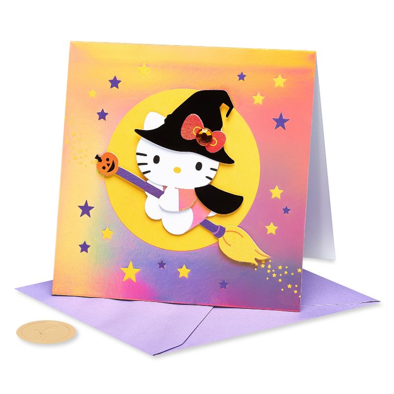 Halloween Cards &#39;Hello Kitty Witch&#39; - PAPYRUS, 4 of 6