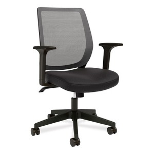 Alera Wessex Ergonomic Fabric Mesh Swivel Task Chair - Black - 1 of 1