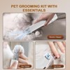 Teendow Dog Grooming Vacuum Kit with 7 Tools, 2L Dust Cup, Pet Hair Clipper & Nail Grinder, 3 Suction Modes, Low-Noise Pet Grooming Vacuum ,Brown - 4 of 4