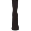 Memoi Women's Bamboo Blend Terry Sole Breathable Crew Sock Black 9-11 - 2 of 4