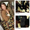 Heated Blanket - Ultra Soft Fleece Throw Powered by 12V Auxiliary Power Outlet for Travel or Camping - Winter Car Accessories by Stalwart (Green Camo) - 3 of 4