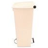 Rubbermaid Commercial Legacy Step-On Receptacle, 23 gal, Polyethylene, Beige - 2 of 4