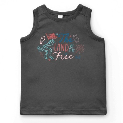 The Juniper Shop The Land Of The Free Coquette Youth Tank Top