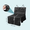 Unique Bargains Multi-Layered Waterproof Dog Car Seat Cover for Back Seat Black 1 Pc - 2 of 4