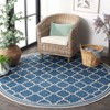 Beach House BHS266 UV & Stain Resistant Non-Shedding Power Loomed Indoor/Outdoor Rugs - Safavieh - 2 of 4