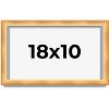 PosterPalooza | Minimalist Shadow Box Brown Picture Frame - UV Acrylic, Backing Board, Hanging Hardware - 2 of 4