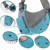 PetAmi Dog Sling Carrier, Puppy Purse Traveling Carrying Bag to Wear, Cat Adjustable Crossbody Travel Pet Pouch - 4 of 4