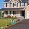 Big Dot of Happiness Pawty Like a Puppy - Yard Sign and Outdoor Lawn Decorations - Dog Baby Shower or Birthday Party Yard Signs - Set of 8 - 2 of 4