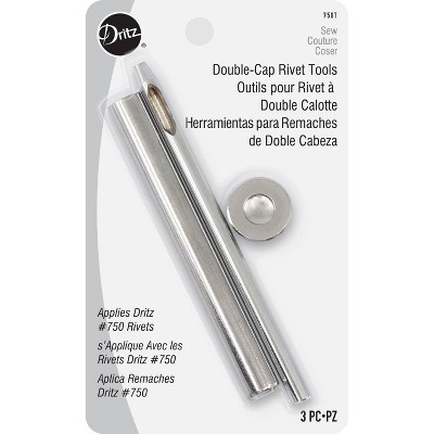 Dritz® Gray Double-Cap Rivets & Tools, 120 Sets