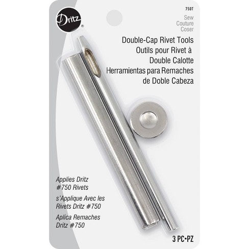 Dritz 120ct Rivets Double-cap Tools Nickel : Target