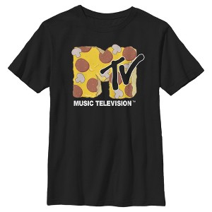 Boy's MTV Pepperoni Pizza Logo T-Shirt - 1 of 4