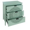 NicBex 3 Drawer Dresser Storage Chest with Hollow-Carved and Metal Handles for Bedroom,Living Room,Entryway - 4 of 4