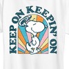 Women's - Peanuts - Keep On Short Sleeve Graphic T-Shirt - 2 of 4