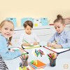 SCRIBBLEDO Magnetic Dry Erase Board 9”x12” Whiteboard 10-Pack with Erasers - 3 of 4